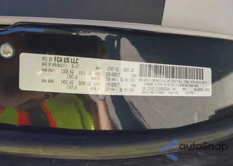 2017 Chrysler Pacifica Touring from USA, damaged, VIN 2C4RC1DG3HR835944